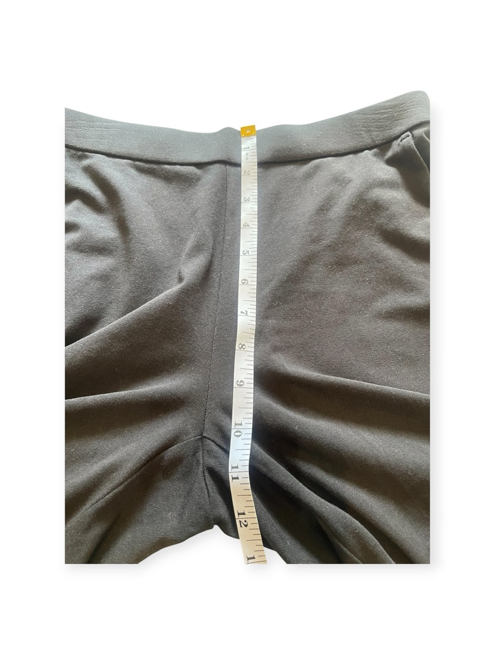 Eileen Fisher Organic Cotton Blend Black Bermuda Pull On Shorts Size XXS - Picture 3 of 7